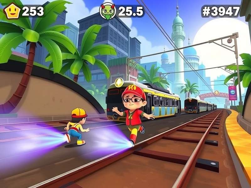 Subway Surfers Chennai Chase gameplay screenshot